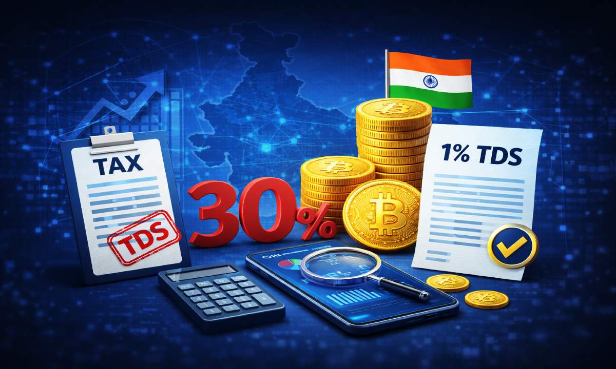 Crypto Tax in India: 30 Percent Tax, 1 Percent TDS and Reporting Requirements Explained